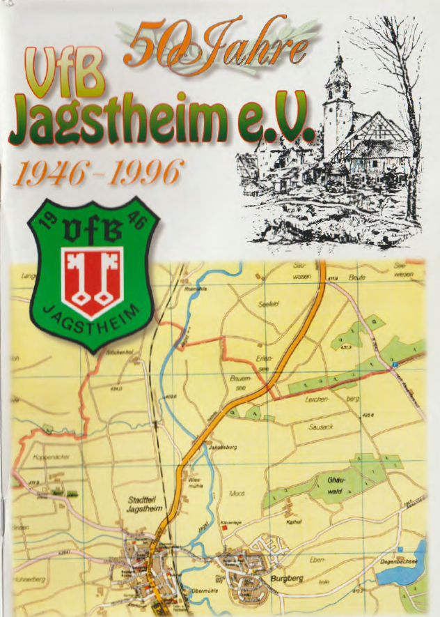 Titelbild Festschrift 50 Jahre VfB Jagstheim
