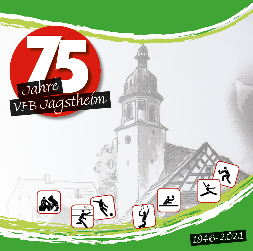 Titelbild Festschrift 75 Jahre VfB Jagstheim