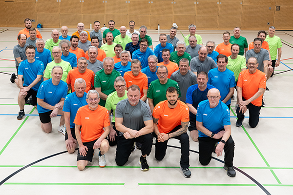 Gruppenfoto beim gemeinsamen Männerfit-Training