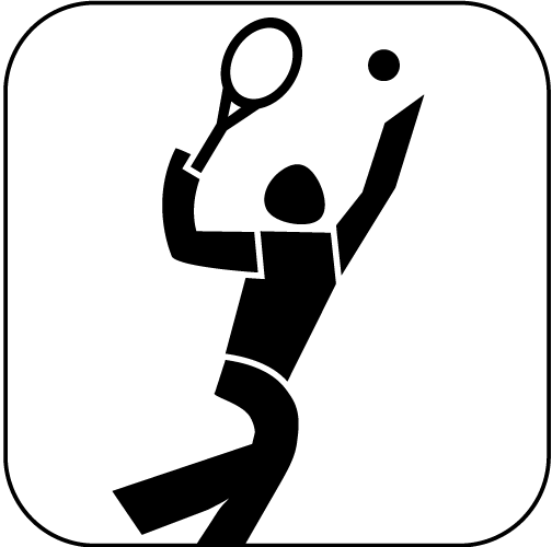 Piktogramm Tennis